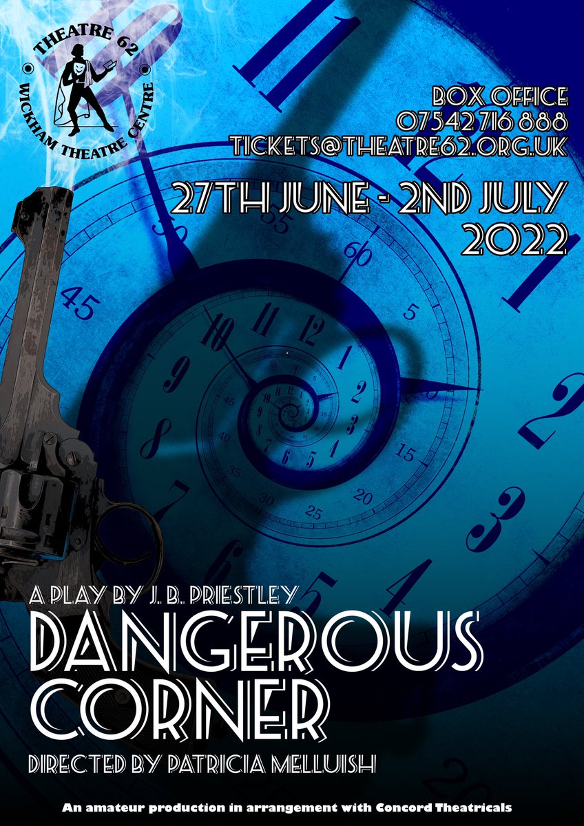 Introducing Gordon and Betty Whitehouse. Newly weds, but there is trouble ahead. ‘Dangerous Corner' at Theatre 62 from 27th June. theatre62.org.uk
