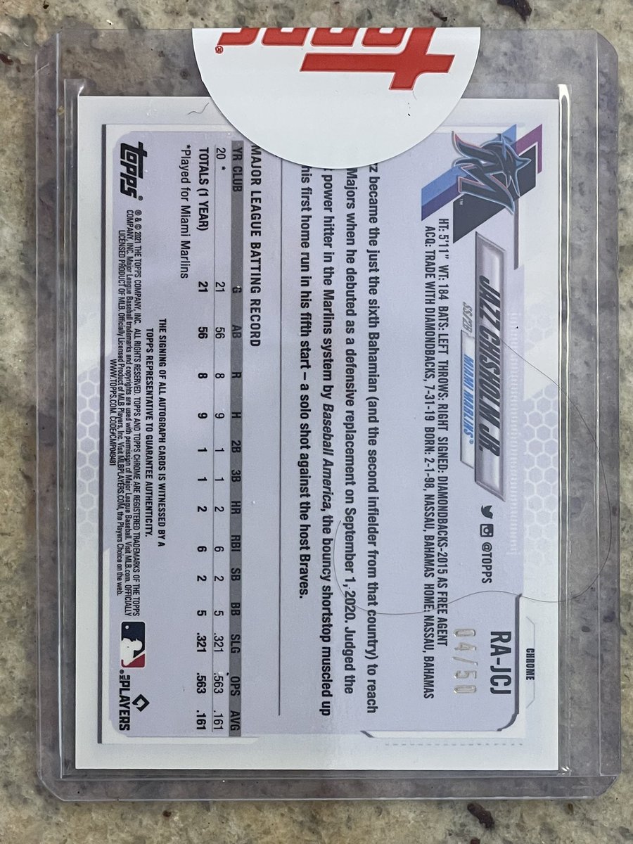 Redemption mail day <a href="/CardPurchaser/">Card Purchaser</a>. Jazz auto /50 Update Chrome Sapphire…with a nice print line across his head. Do you have any experience grading cards with print lines? Does <a href="/Topps/">Topps</a> ever replace these?