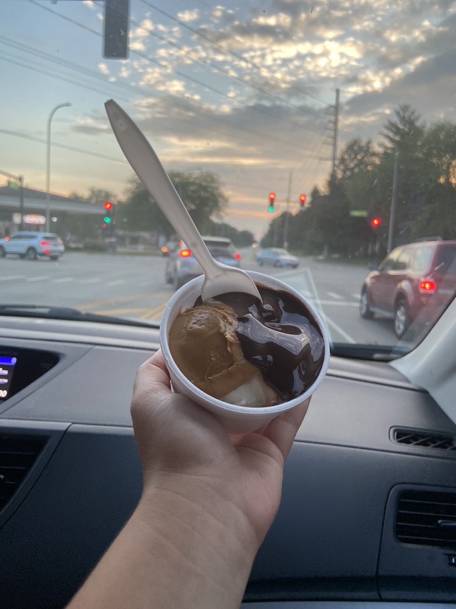 theMsScott's tweet photo. Resting and recharging after 8hrs of zoom class sometimes requires a stop at the @JarlingsCU. If you don’t believe me just try it 🍦#livewell323 https://t.co/raLZ5YprbT