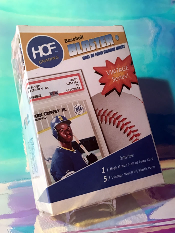 HOF_Grading's tweet image. HOF Grading is excited and proud to officially announce its Baseball “Blaster +” Vintage Series blaster box.

The Baseball Blaster + is perhaps the most unique and best value offering in the sports card hobby today.