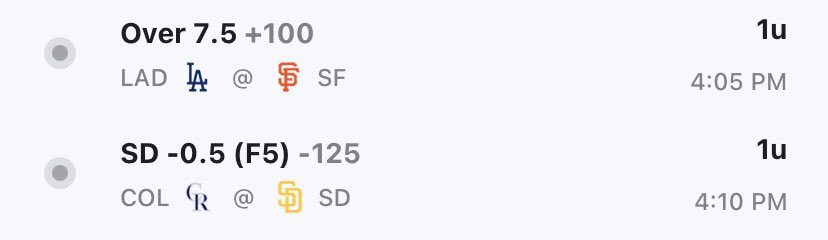 JandJcover's tweet photo. Final two plays of the day lets end in the green✅💸 https://t.co/EpsqeQRCQY