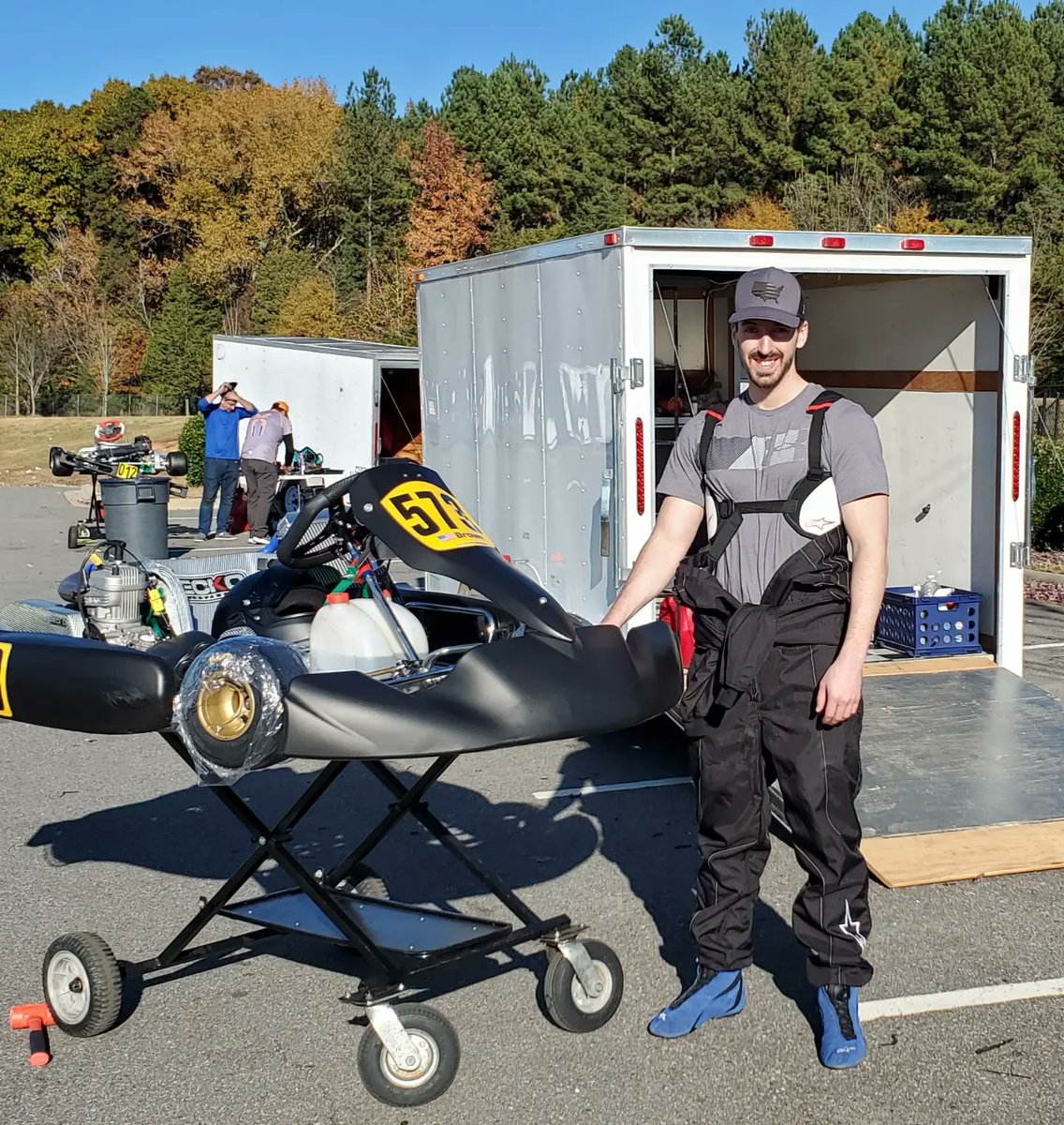 ZacABrown's tweet photo. MISSING: Last night my trailer carrying my racing kart and everything was stolen from my apartment in Concord, NC. Please keep an eye out for it. I've put so much work into this hobby over the last year.  More pics attached. https://t.co/fGMUD4iEZ5