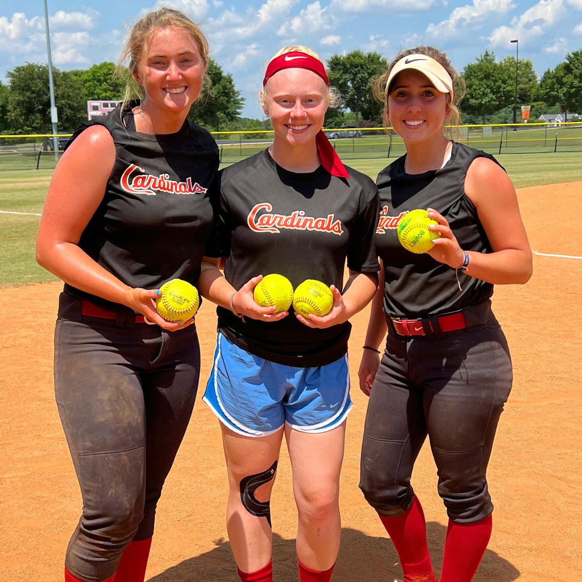 Weekend bomb squad 💣💣💣💣consisted of 2023 Alissa Russ <a href="/LRSoftball/">Lenoir-Rhyne Softball</a>   commit, 2023 Allie Johnston &amp; 2024 Sydney Patterson.