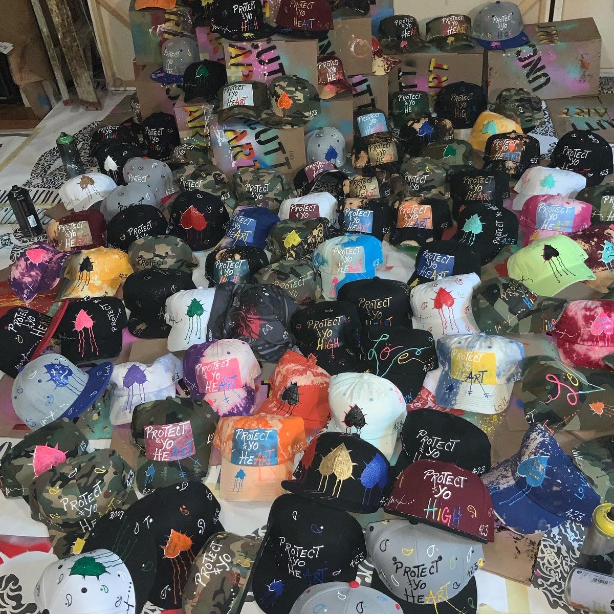 UncuttArt's tweet photo. hat Option1.  Screenshot. Circle the hats you want. And dm me and hope they are still causal. 
Option2.  Goto my opensea and buy the actual hat nft that comes with the hat and NFT. 
Option3. Goto my website and buy the NFT and receive the hat via mail. 
Option4. #retweet 
#pyhnft https://t.co/n3g9vNszEx