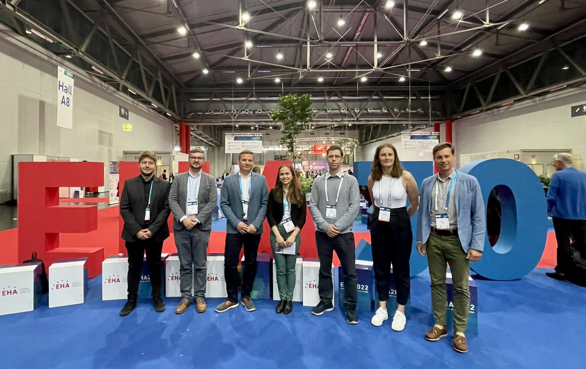 CsabaBdr1's tweet photo. #EHA2022 A great few days at EHA with my group in Vienna. https://t.co/nT10wo3bfs