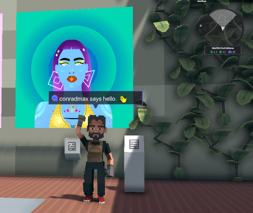 conradmax22's tweet photo. @TheSandboxGame @MOCDA_ I just participated in the #TheSandbox weekly contest for a chance to win 200 mSAND! Here is my favorite piece from the exhibition, check out my screenshot below!
👇 https://t.co/69exZ0Bbgw