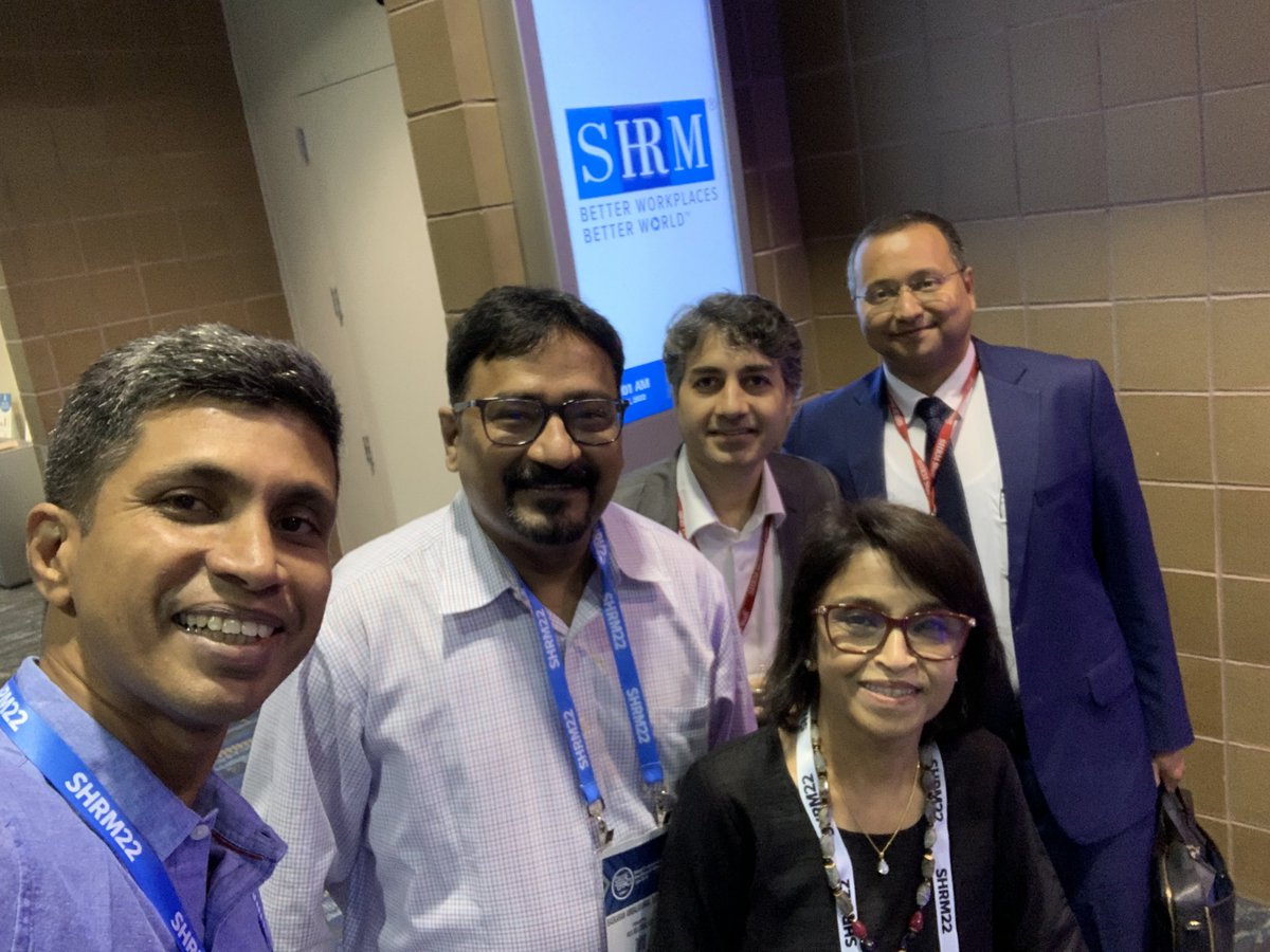 anisharavind's tweet photo. So @baski_LA and me got to meet @SHRMindia team - honour to meet @AchalKhanna1 at #SHRM22 - the worlds largest #HR conference #SHRMSelfie moments like this one will continue 😍 as it enables humans #connections - an #HRHabit https://t.co/Qpe18bdY74