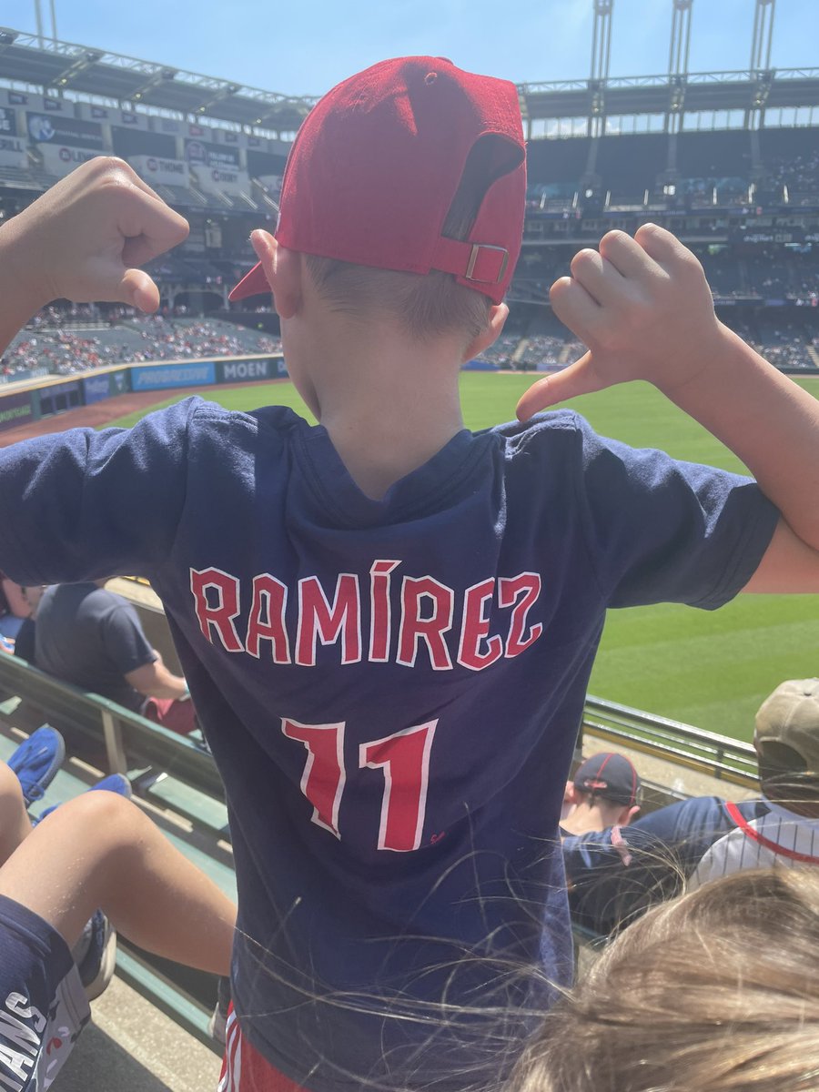 jrojeck's tweet photo. Let’s go Guardians!! @CleGuardians #11 @MrLapara #goat https://t.co/k1BHuLFWJJ