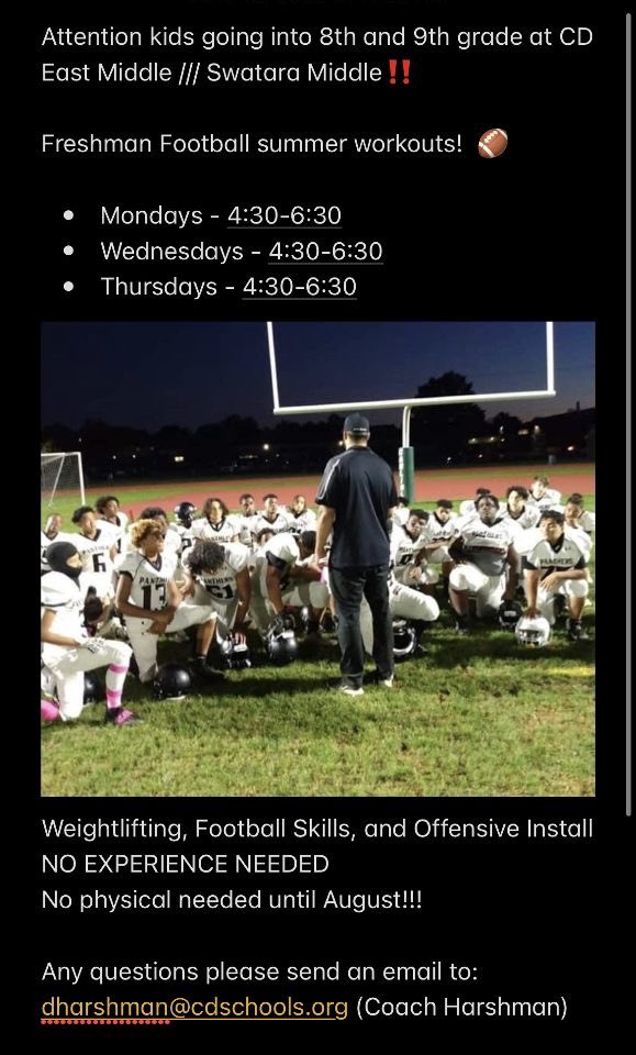 Freshman Football! Please share.