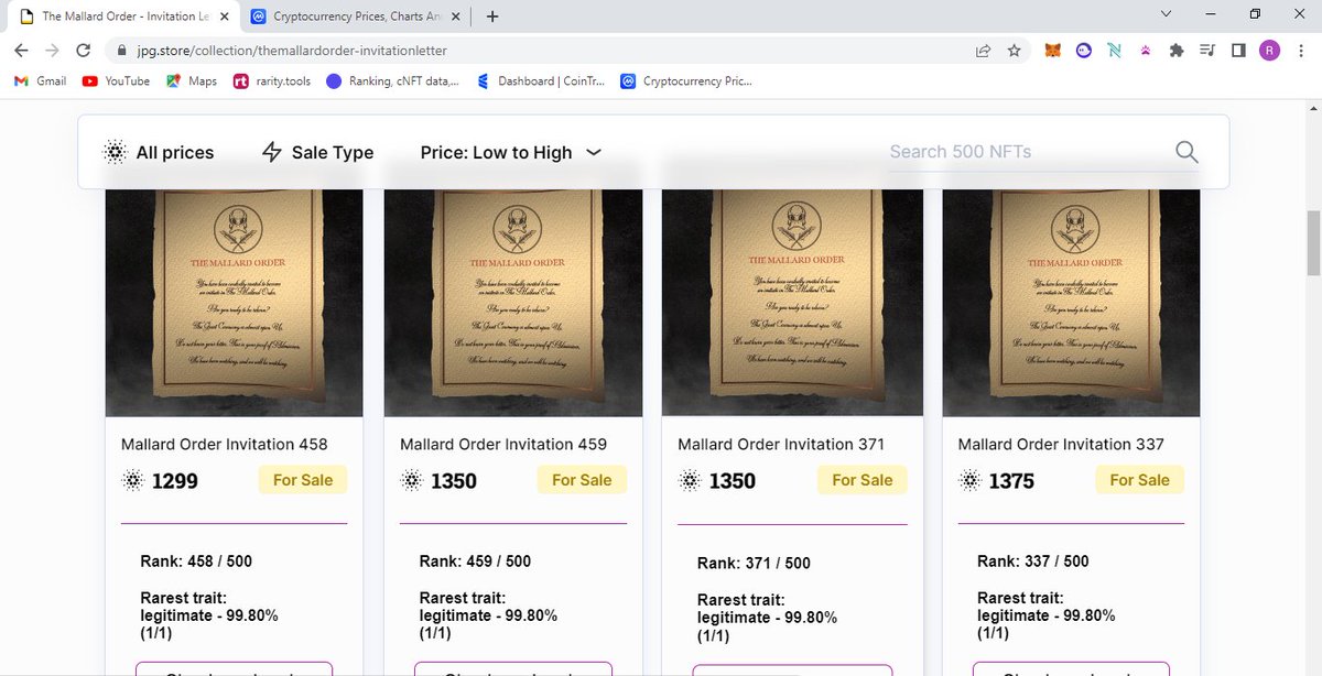 Planning to pick a <a href="/MallardOrder/">The Mallard Order</a> invitation.. But why not do two and giveaway one??
So this is it!
Im giving away one invitation one one random person

🏆Follow 
♻️Retweet
Tag 3 friends 

#CNFTGiveaway #NFTs #NFTCommunity  #NFTGiveaways  #CNFTCollection  #Giveaway #CNFTs #Cardano