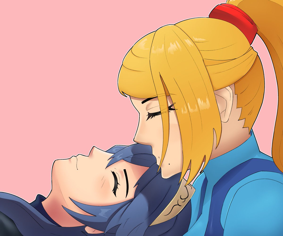 The Grand Smash Girls Kiss Commission for @Murkardolum (Part 1) Kiss on the  Forehead - Samus x Lucina Kiss on the Cheek - Robin x Rosalina Kiss on the  Ear - Robin, image size:1200x1004