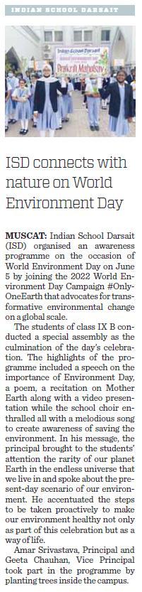 isd_oman's tweet photo. World Environment Day ! https://t.co/3QJ5TRJKed