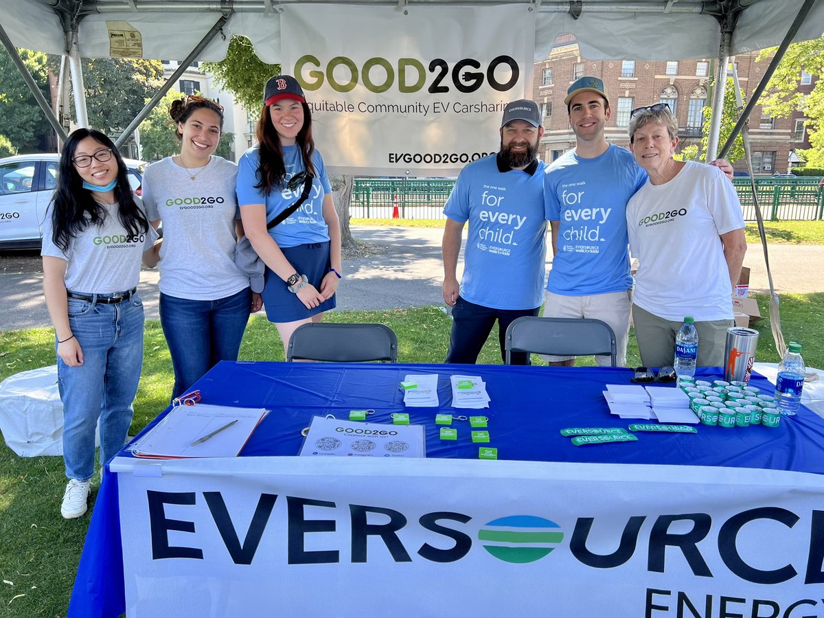 EversourceMA's tweet photo. A big thank you to @EVGood2Go. In addition to being a great partner in advancing a clean and equitable energy future, they joined us today to help support lifesaving care at @bostonchildrens. #WalkforBCH https://t.co/AJSVTsHs9B