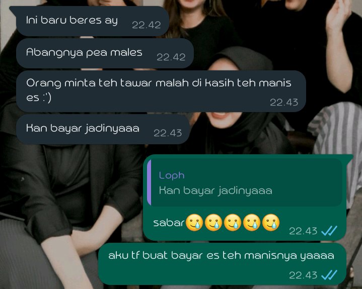 gimana ga seneng pacaran sama gue:')