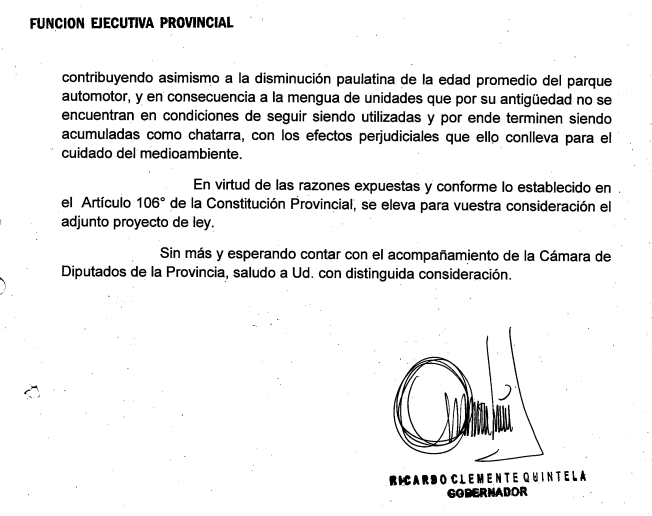GermanLaRioja's tweet photo. #LaRioja El gobernador Ricardo Quintela le solicitó autorización a la Legislatura, controlada por el justicialismo, a la modernización de todo el parque automotor estatal con la compra directa de vehículos 0km. https://t.co/wc7635aCAf