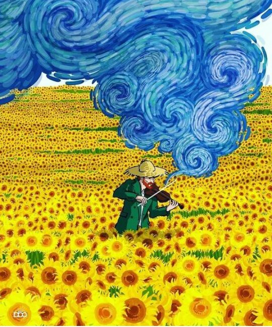 ARToSTUDENT's tweet photo. Hi friend new emoji Vincent Van Gogh Lover https://t.co/rq9IXpoO7D