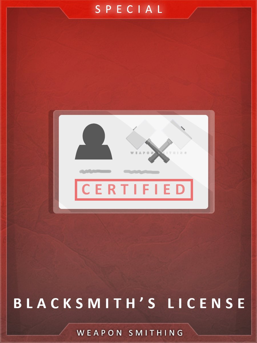 Weapon smithing giveaway 💥
Blacksmith's License 🪪
1) Follow @SmithingWeapon and <a href="/Waxpgiveaways/">Wax giveaways 🎁</a>
2) Like ♥️ retweet and tag 3 friends
3) drop wax wallet 👇
Giveaway ends in 4 days
#WAX #waxp #NFTgiveaway