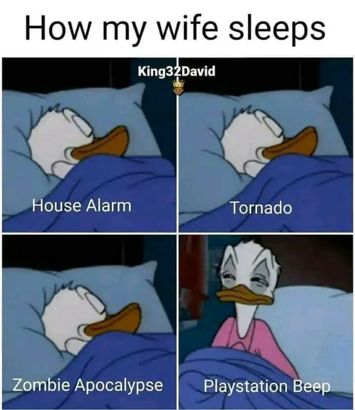 Selective hearing is one of gamers’ biggest enemies. #quiet #playstation #dontwakeup #gamingmemes #gamememes #game #gaming #humor #funny #videogames #mobile #smartphone #gamemine