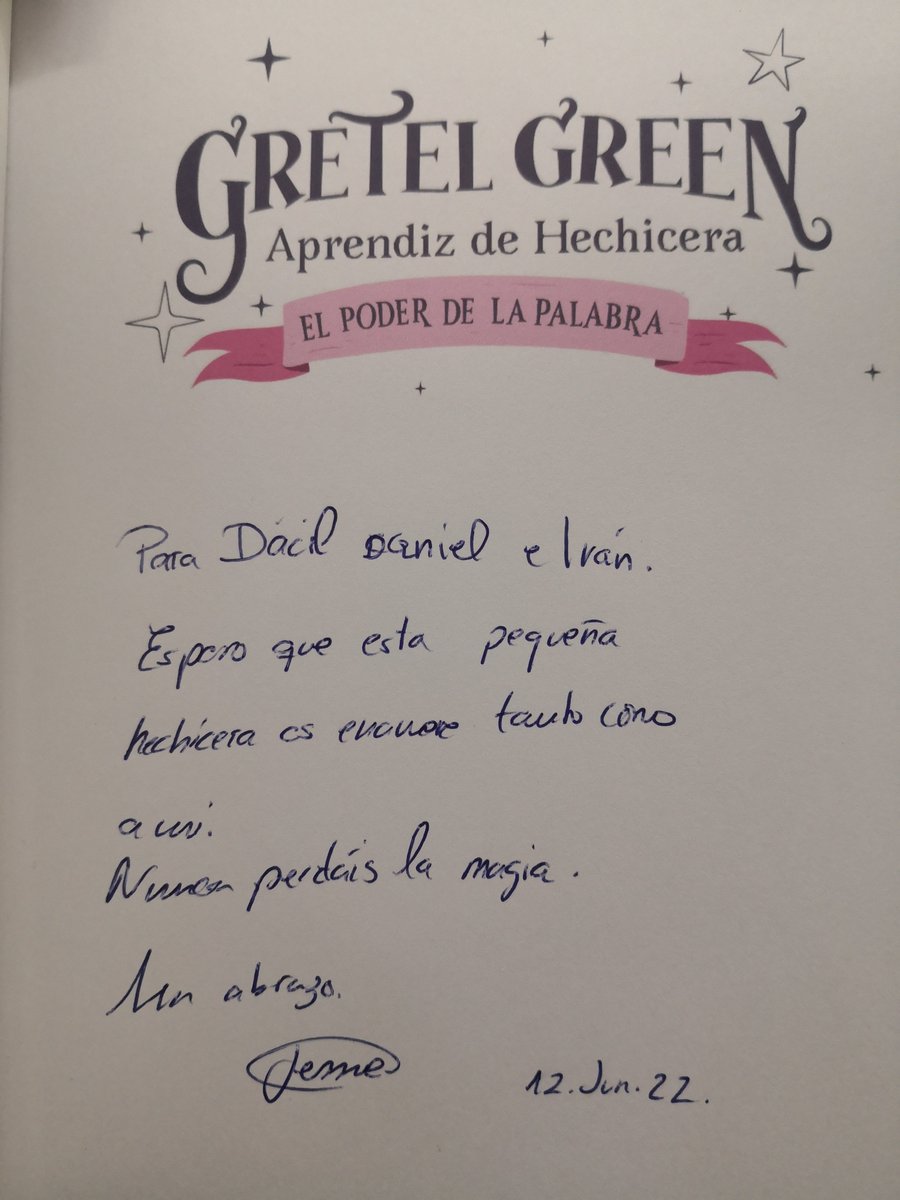 dacilmp's tweet photo. Me voy de la @FLMadrid con muchos tesoros: #GretelGreen firmado por @jessiesmartin y el รบltimo nรบmero de la #BliMagazine ๐๐๐
La autora es un amor y me ha dicho que para #Navidad tendremos la siguiente entrega de nuestra brujita preferida ๐ https://t.co/PeWnIVoZNa