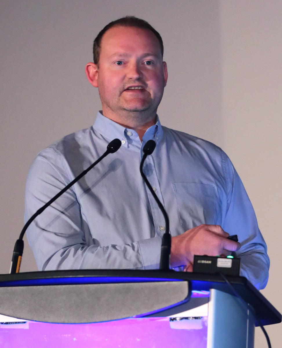 ampepsoc's tweet photo. Andrew Jamieson, University of Glasgow, presents his talk, titled “A Hydroxamic Acid-Modified Peptide Library Provides Insight into the Molecular Basis for Substrate Selectivity of HDAC Corepressor Complexes,” which was followed by "that is so cool" comments from the audience. https://t.co/HVfPVj0sXm