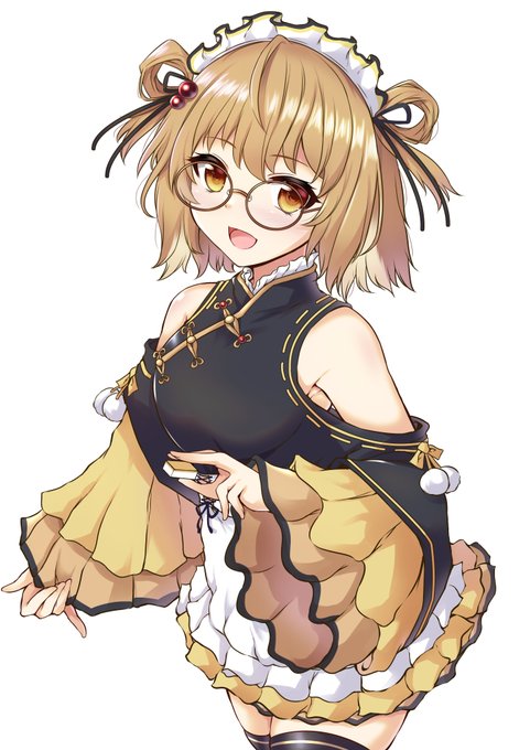 今日はここでタイムアップなのじゃ!
ほぼ塗れてるのですが、もう少し色々と足していきます～
眼鏡は取れるから安心してね! 