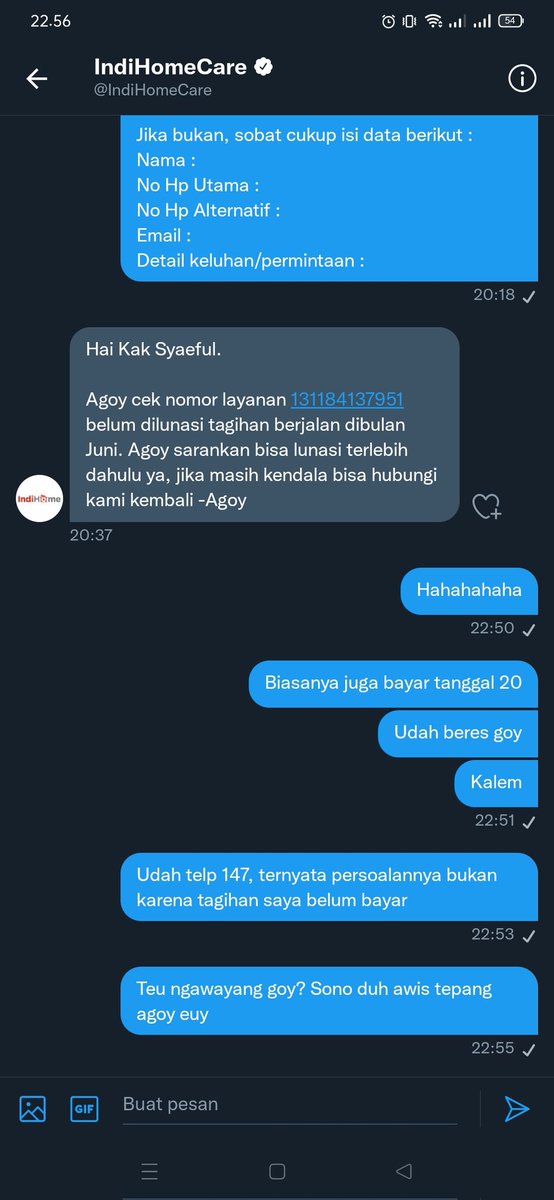 husni_sadikin's tweet photo. Rek meuli vidio premier. Demi budak hayang lalajo persib. Error wae. Nga dm si indihomecare teu mere solusi. Mas @agoy_smaap keur nabeuh sigana pabeulit nya 😂 https://t.co/GoZBT9499s