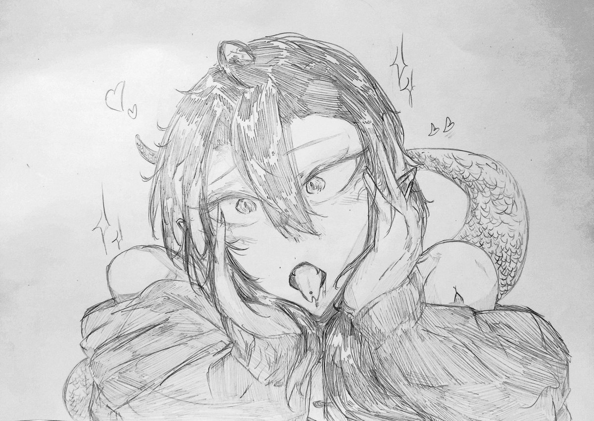 xxNoLongerHuman's tweet photo. 🐍💚 acting cute 👅 rkgk

#illustration #イラスト #sketch #OC #originalcharacter #originalcharacterart #originalart #Vtuber #VTuberUprising #VTuberEN #Vtuber凖备中 #絵柄が好みって人にフォローされたい #絵描きさんと繫がりたい #創作 #創作男子 #イラスト練習中 https://t.co/3TOGC2fyBt