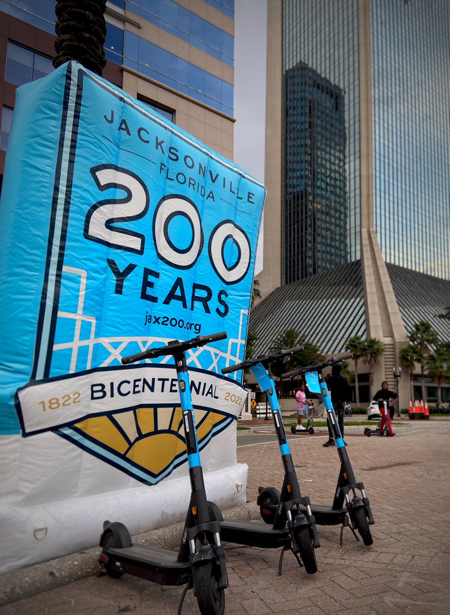 Mobility of Tomorrow! #Jax200 #Helbiz #Micromobility #CityofJax