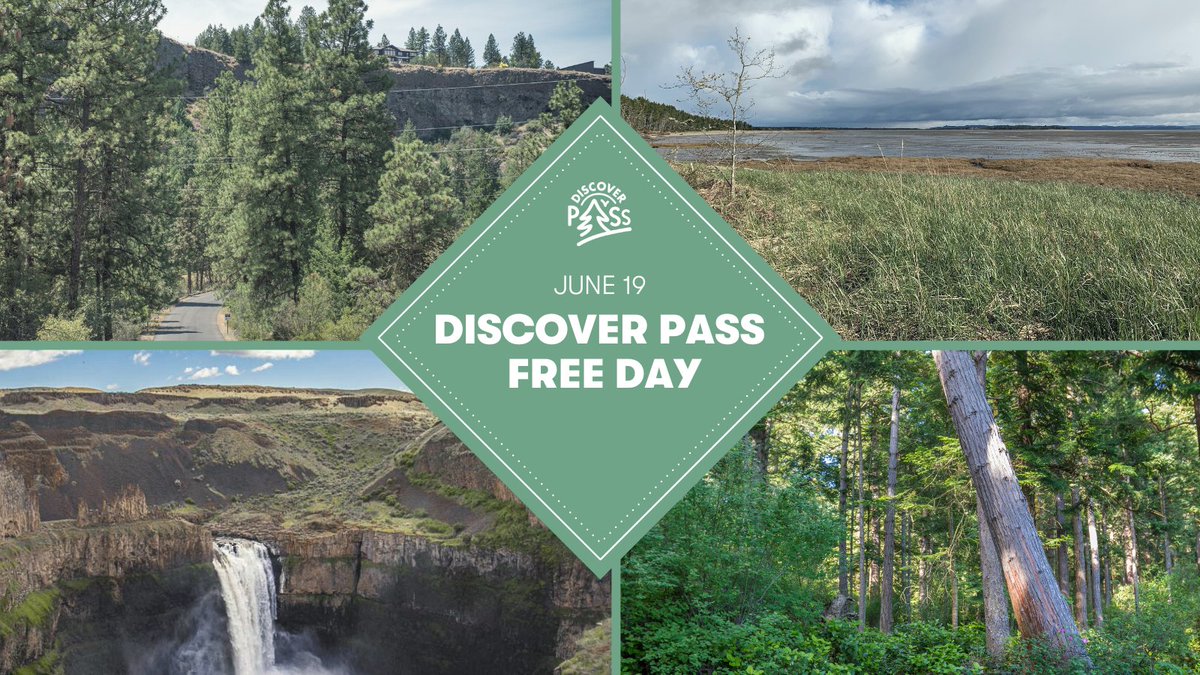 WAStatePks's tweet photo. June 19 #Juneteenth is our newest #DiscoverPass free day. On this day in 1865 the enslaved people of TX learned the Emancipation Proclamation had been signed - 2.5 years prior. Come spend this day at #WAStateParks or @waDNR @WDFW lands. #FreeParking https://t.co/3omJG8zi2e