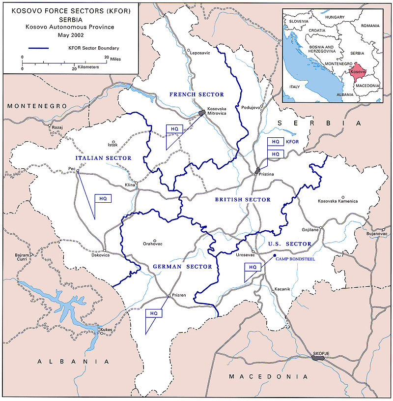 #otd 12 June 1999 – Kosovo War: Operation Joint Guardian begins when a NATO-led United Nations peacekeeping force (KFor) enters the province of Kosovo in Federal Republic of Yugoslavia.

#kosovoWar #nato