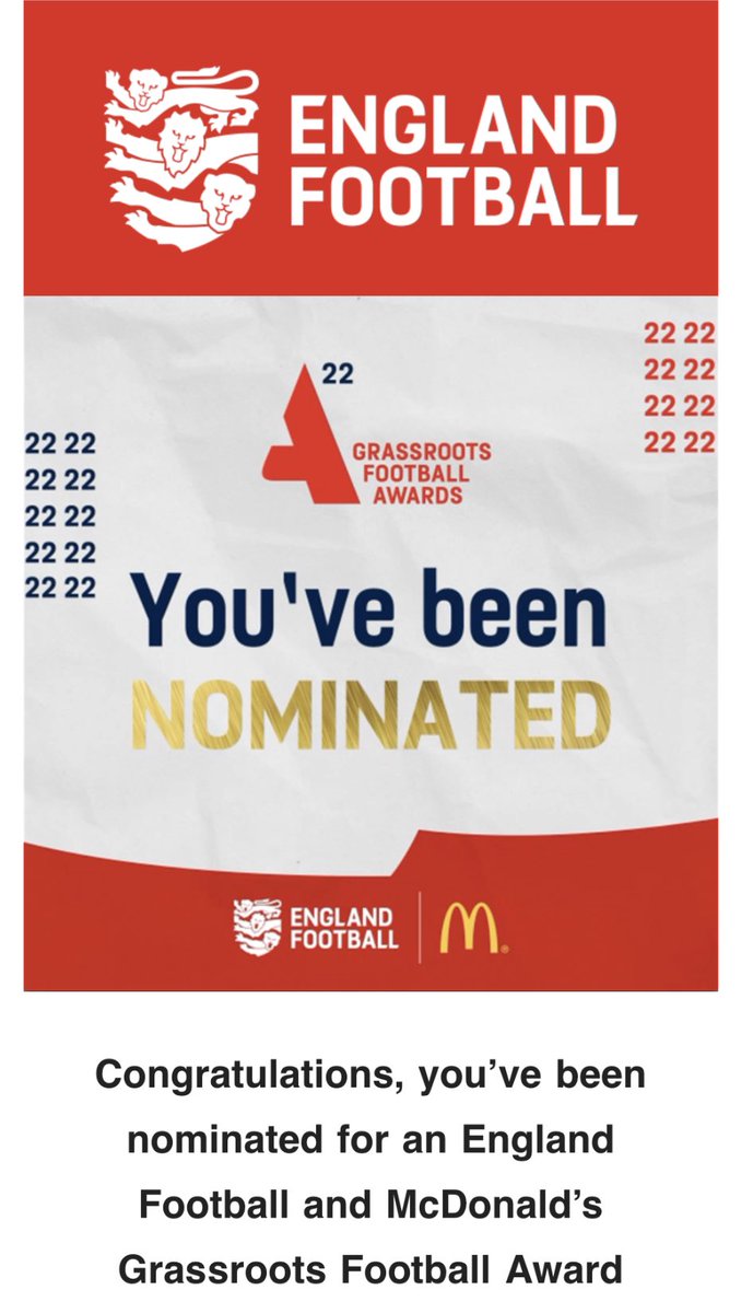 We’re absolutely thrilled & honoured to be nominated & now shortlisted for the national @EnglandFootball #GrassrootsAwards2022 Project of the Year! Million thanks to everyone involved & our supporters 👏🙌♥️ @HertfordshireFA @WFCTrust @SportParkinsons @ParkinsonsUK @Parasportuk