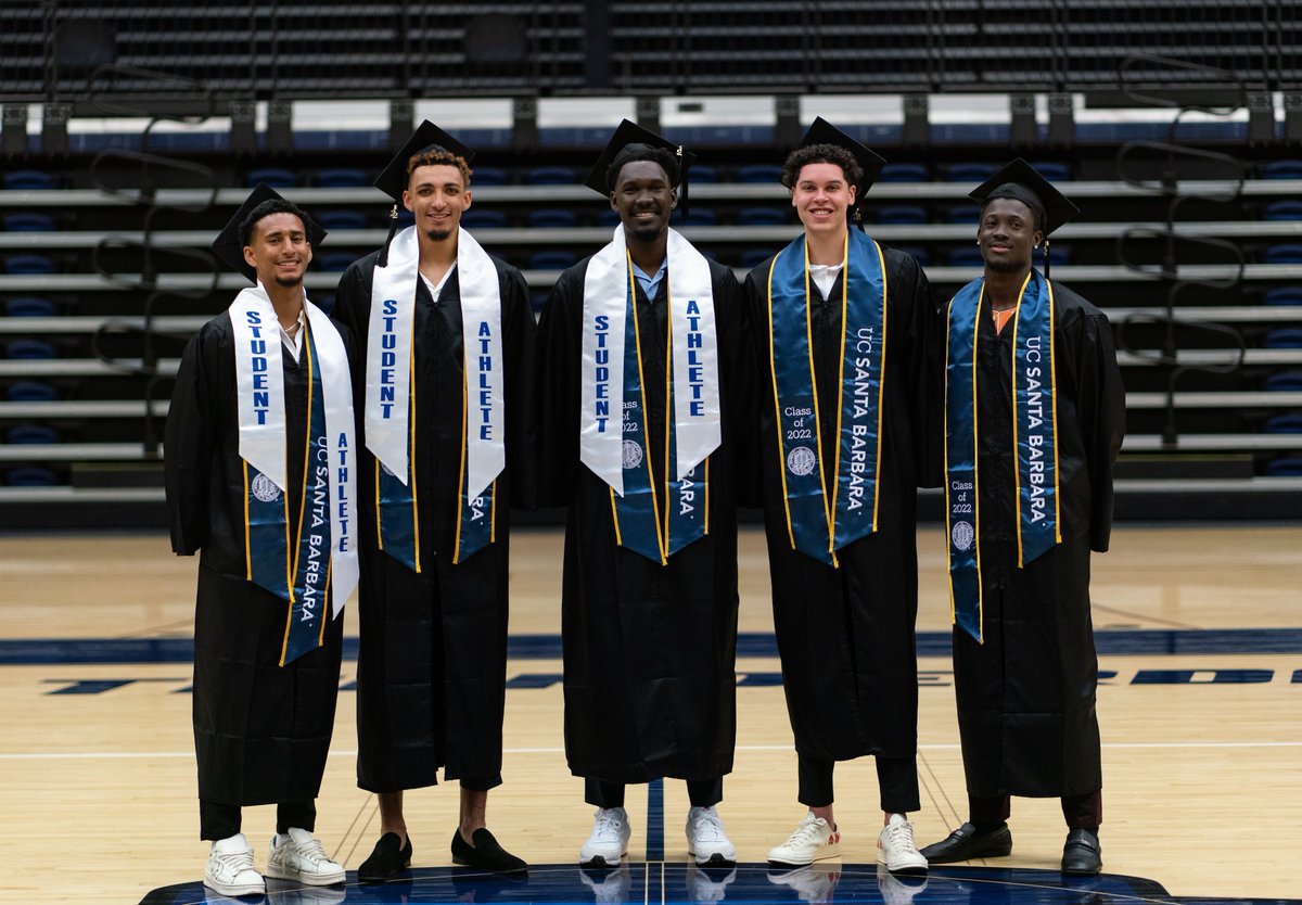 UCSBbasketball's tweet photo. Congratulations to the UC Santa Barbara Class of 2022!! #GoGauchos

#UCSB2022 | @ucsantabarbara https://t.co/m7eTO0rjdp