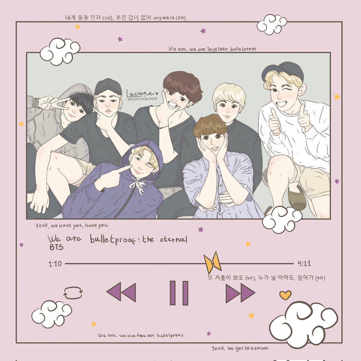 ilustralune's tweet photo. teamwork makes the dream work ✨💛

#ilustralune #2022BTSFESTA #BTS9thAnniversary 
#HappyBirthdayBTS #9YearsWithBTS @BTS_twt #btsfanart #BTSARMY #BTS #9YearsWithBTS https://t.co/PggdGAiNrj