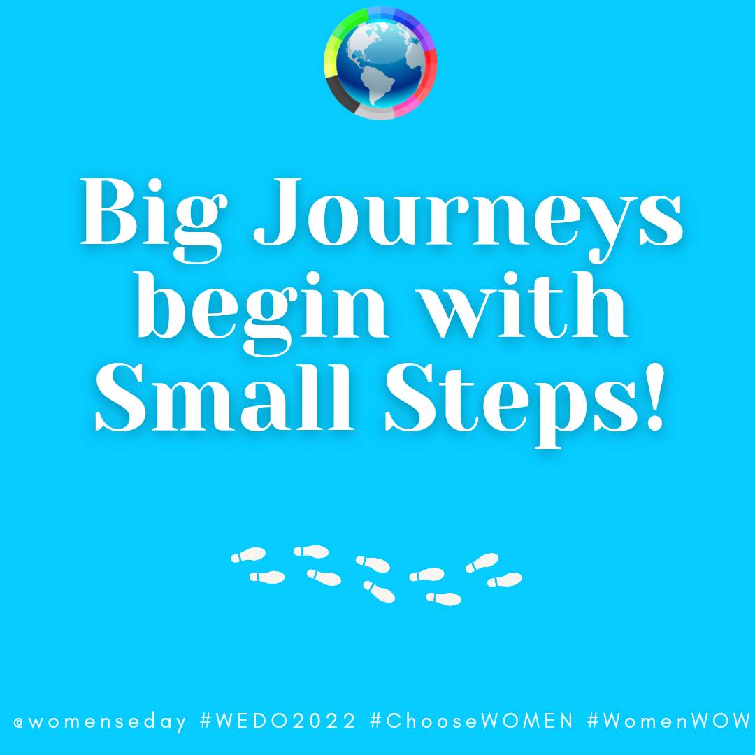 womenseday's tweet photo. It's okay to take small steps as long as you are making progress and getting closer to your goals!
#WEDO2022 #ChooseWOMEN #WOMENWOW #FemaleSuccess #Positivity #WomenEntrepreneurs #Happyness #WomenInBusiness #CreateYourLife https://t.co/gKiYvkBKrt