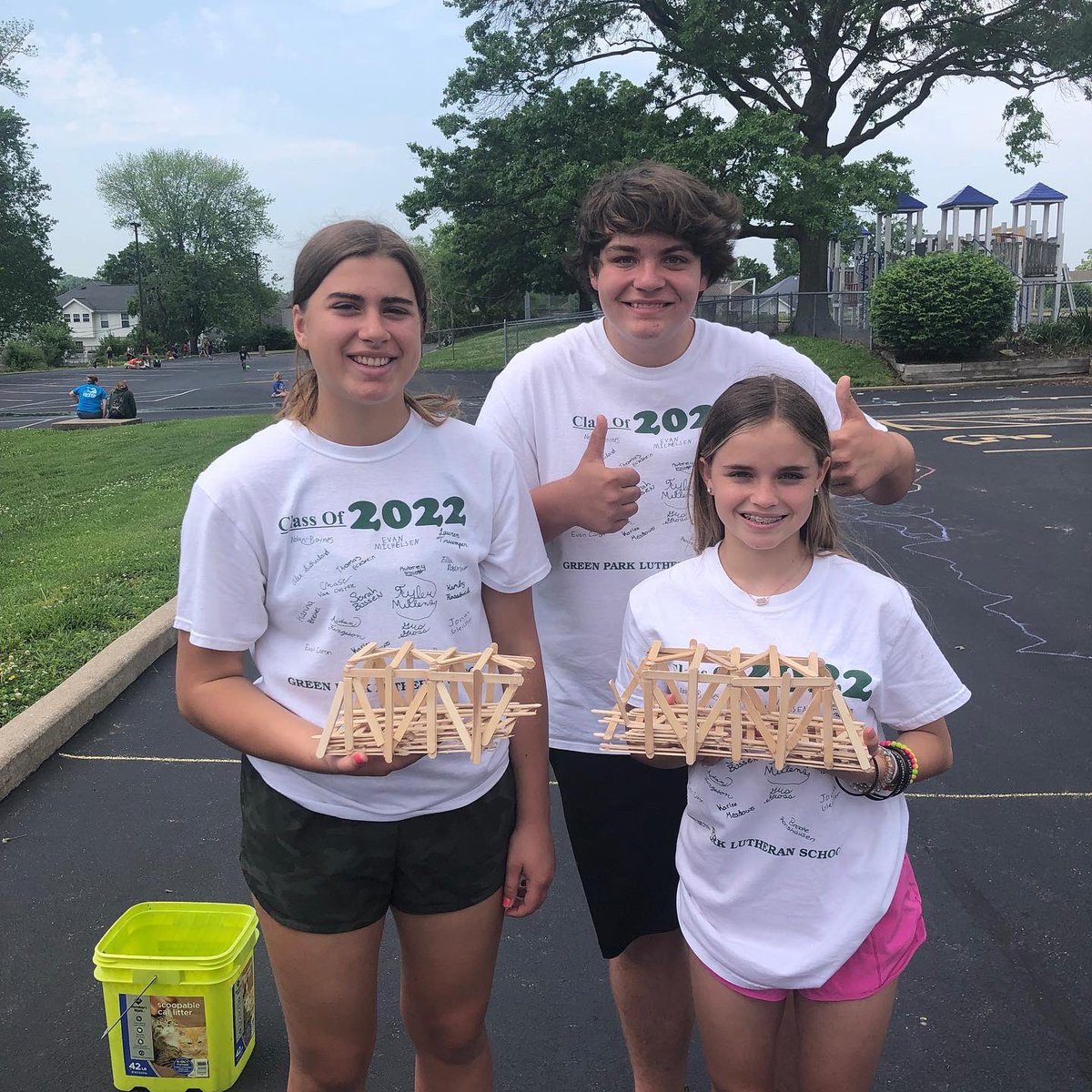 GreenParkLS's tweet photo. As part one of their final STEM projects, 8th graders teamed up to make popsicle stick bridges. Durability of the bridges, withstanding extreme amounts of weight, and team work were all part the challenge.
#GPLS #discovergreenpark #studentsofgreenpark #STEM #stlmiddleschool https://t.co/dCjn80i7yt