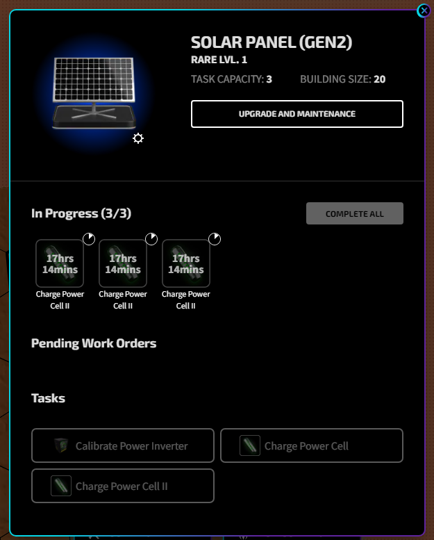 mineonkr's tweet photo. @MilliononMars @fractalwagmi Been playing for little over 2 weeks and have been addicted ever since! If you're just starting out, make sure u start with solar panels to get power cells! #Solana #SolanaGiveaway #milliononmars #MartizenMaddness https://t.co/ldllZBs7Fp