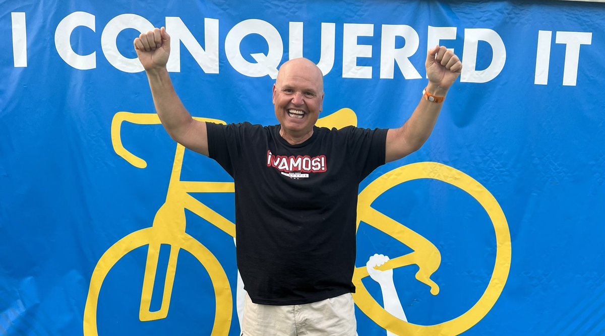 roccorossiTO's tweet photo. What an amazing weekend!  Congrats &amp; thanks to all!  Particularly to my friend &amp; leader of our team Les Domestiques &amp; Friends. He set a new individual fundraising record of >$1 million &amp; the team also set a record of almost $2.7 million!  @thePMCF #RideToConquerCancer https://t.co/tpCItCN9Lv