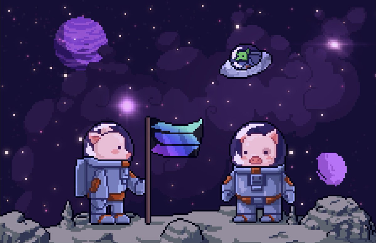 🐷Giveaway🐷

Prizes: 2x WL 
SpacePiX

To Enter:
1️⃣Follow @CryptoSpaceYTUB and @Spacepixnft
2️⃣Like &amp; RT 
3️⃣Tag 2 Friends

24H 
#Solana #NFTs #SolanaGiveaway #SolanaSummer