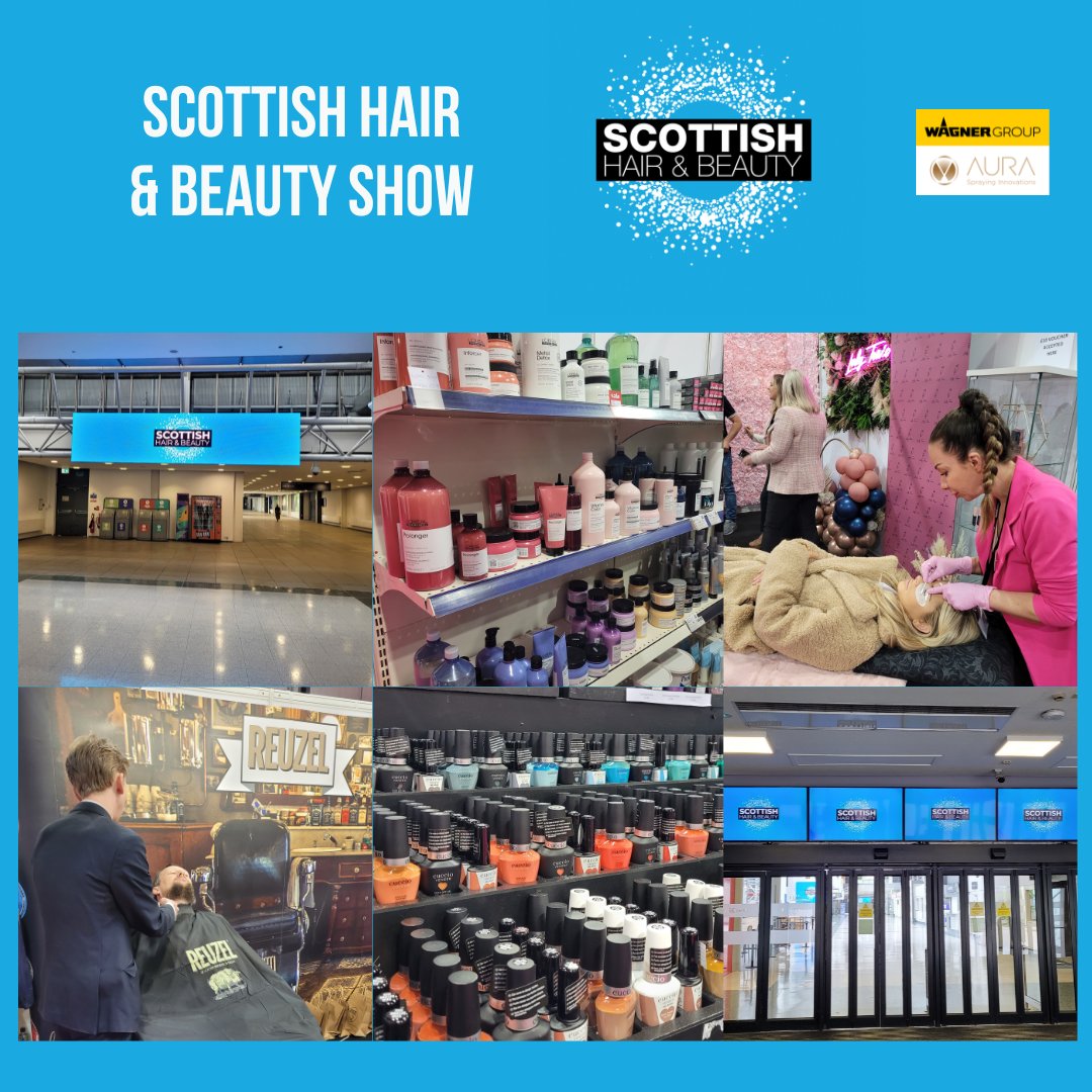 Scottish Hair and Beauty has been a huge success today, we are open again tomorrow. We can't wait to see you! #scottishhairandbeautyshow