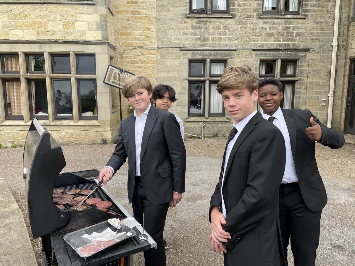 AmpColl_StThom's tweet photo. A BBQ this Sunday before the student staff cricket match. After a year of pestering Gaspard is playing his first match!! https://t.co/pMw0cQlayR