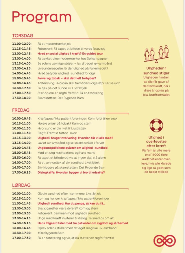 NielsThem's tweet photo. Skal tobak helt forbydes?
Hvordan får vi en #RøgfriFremtid?
Kom og vær med hos @cancer_dk på @Folkemoedet torsdag kl. 15.
@lykkefriis er moderator.
Panelet er @rasmushorn @PerLarsenC @SimonFendinge @mettelolkhanak 
@Camilla_Rathcke og Vinni Jakobsen
#sundpol #dkpol 
#FM22 #fmdk https://t.co/yudY7fE7yZ