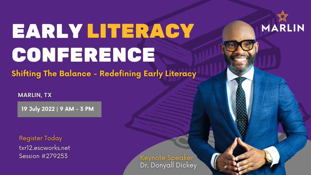 ealy_daeducator's tweet photo. We are almost a month away! This will be a great conference to attend as you prepare for 2022-23 school year. Join us and gain tools on how to engage the early learner and Shift The Balance of Early Literacy. Register @ https://t.co/7J97n7ix7Y #ShiftTheBalance https://t.co/hlBcfJ1WEm