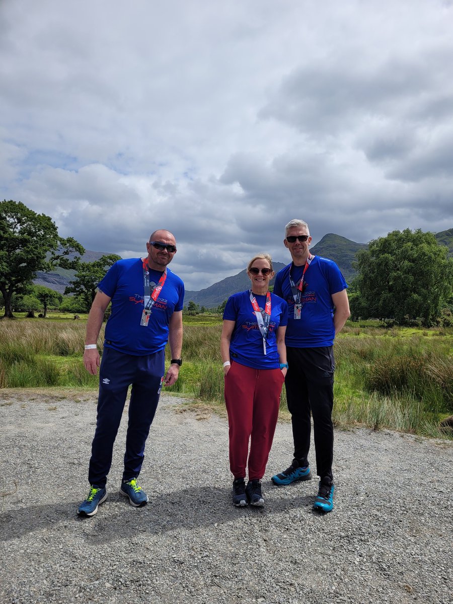 Well that was a tough day, Slateman Triathlon you didn't let us down, a cold swim, tough hills on the bike, tough hills on the run but loads of fun, loved it