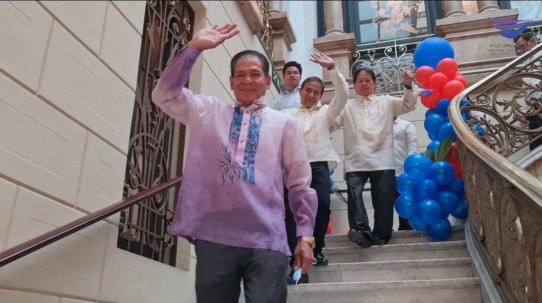 SpainEbc's tweet photo. Some of the attendees at the celebration of the Philippine Independence Day held at the Philippine Consulate General In Barcelona. #eaglenews #Philippines #Spain https://t.co/RsqbkWtMWn