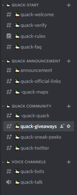SmokyDucks's tweet photo. Fast quack sneak peek of discord.

Wen open discord? after we are SOLDOUT!

Don't forget to turn on your notification! quack! https://t.co/aqzcod7cPk