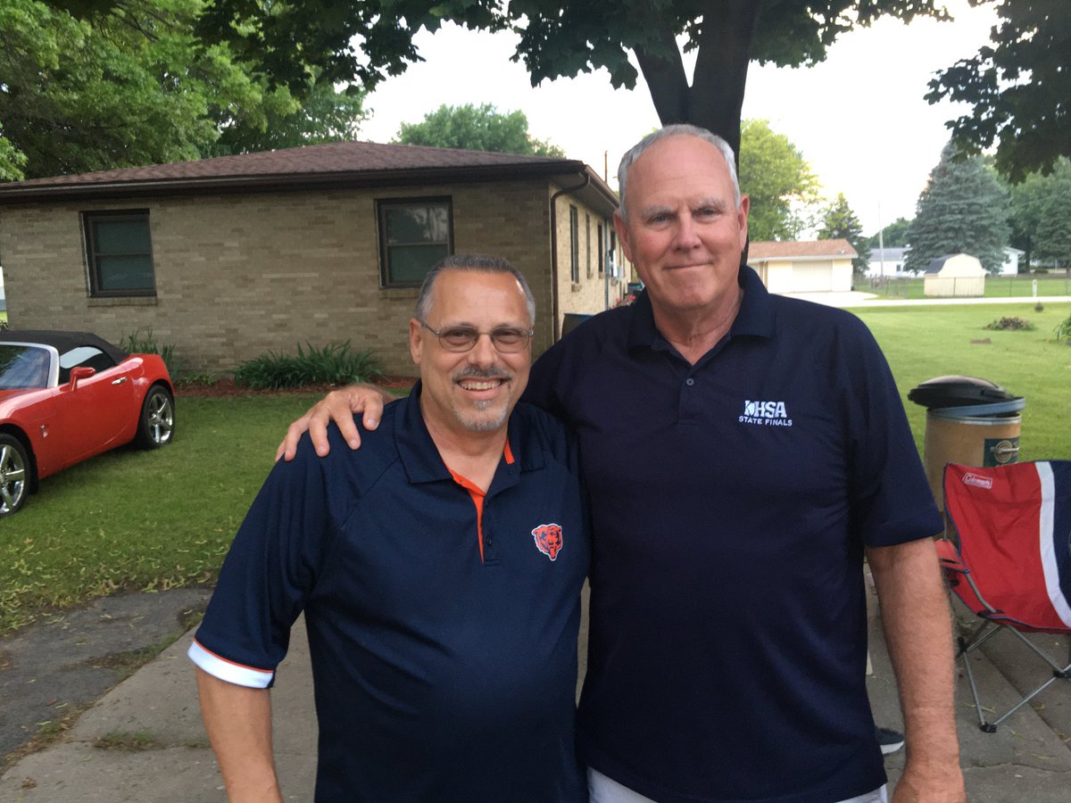 RFREF44's tweet image. Longtime Softball Umpire Partner, Kurt Kennedy returned to Sterling-Rock Falls from Iowa for a nice Referee get together in Galt Saturday evening