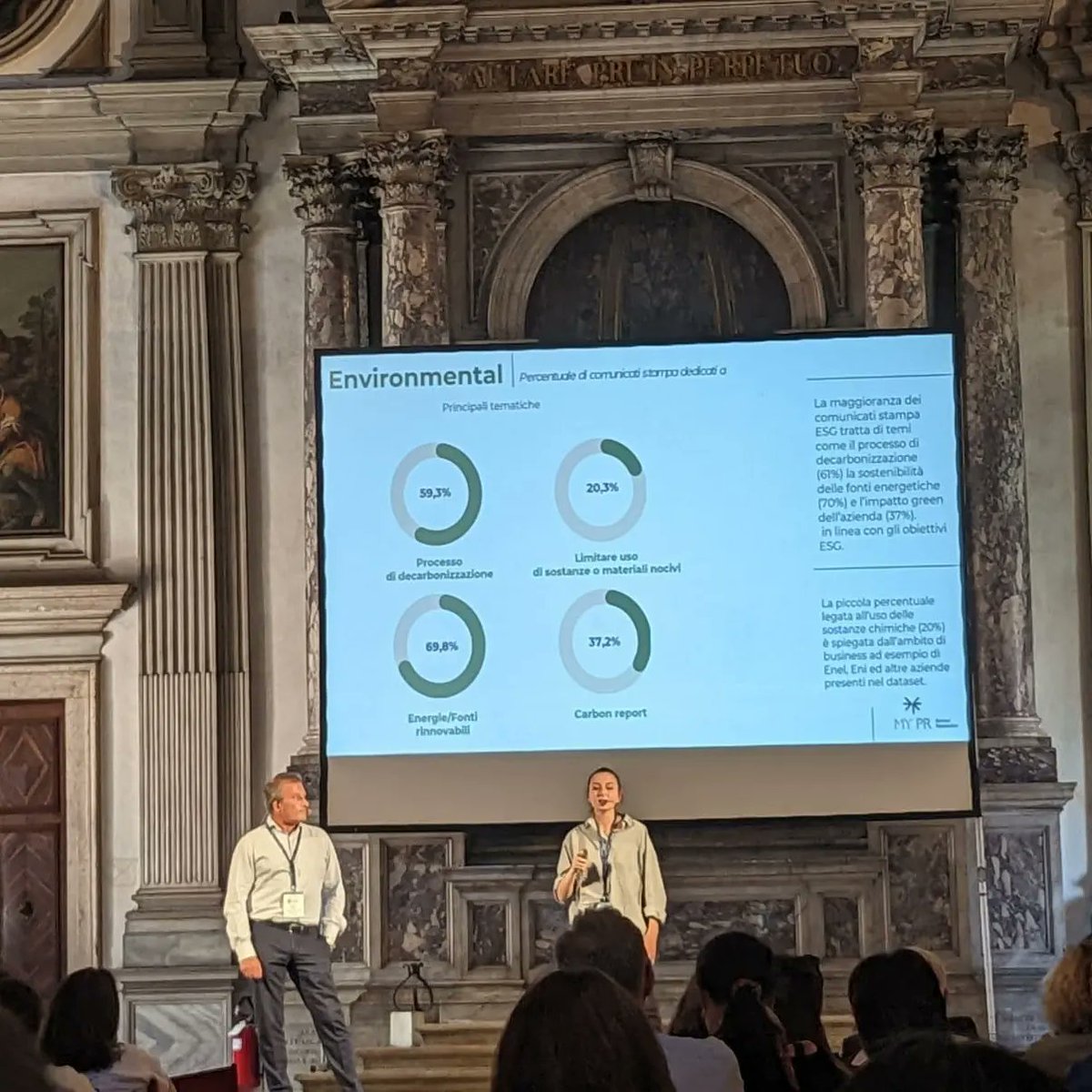 GCattaneo_'s tweet photo. Talking about #ESG and #reputation in #Venice at #inspiringPR festival #pr #communication https://t.co/j4jeGJZL1w