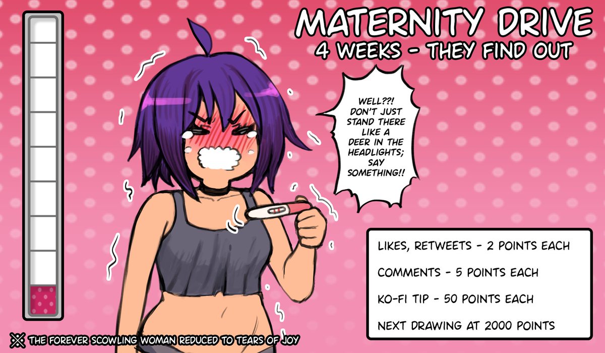 The maternity drive starts finally. I was feeling insecure with Mildred's design for a bit, so I remade her specifically for this. Wanna support this series? Consider tipping here ko-fi.com/thatguyusojin