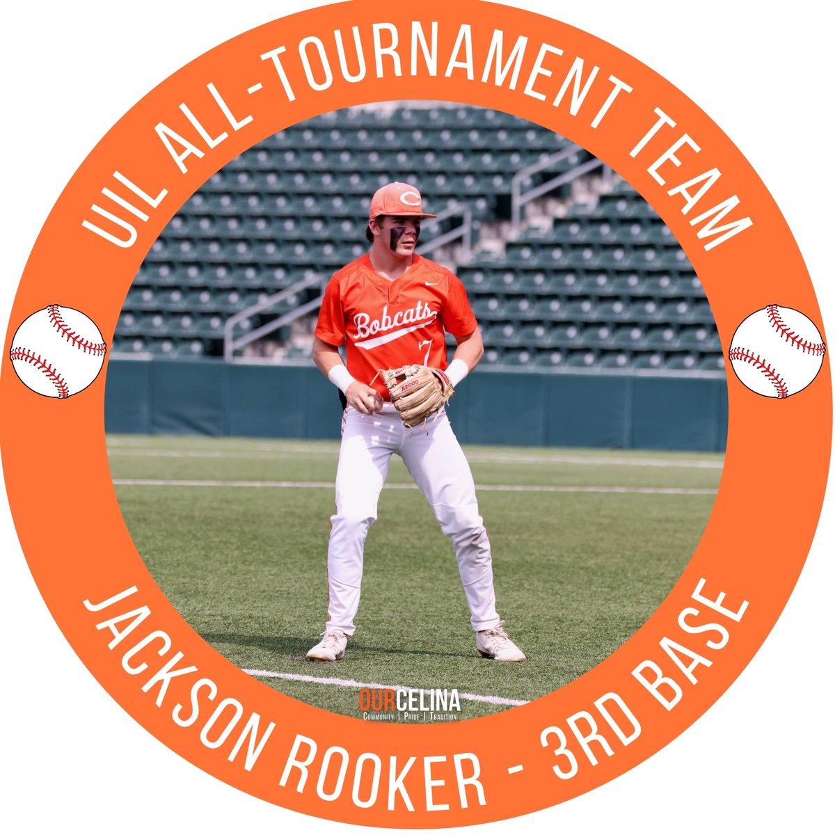 Congrats to @CBobcatBaseball 3rd Baseman @JacksonRooker , on being named to the 4A State Championship All-Tournament Team! (Selected by the Tx HS Baseball Coaches Association) @CelinaISD @TMcC27 @CHSbobcats @TMag29 @OurCelina