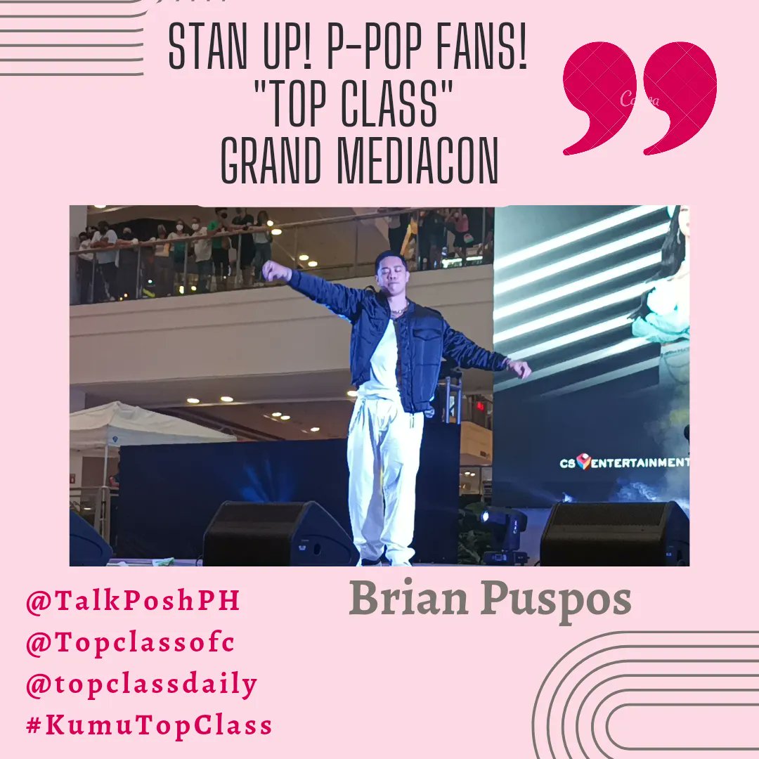 talk_posh's tweet photo. Stan Up! P-Pop Fans! "Top Class" Grand Mediacon Introducing the 30 official  trainees with the dance mentor Brian Puspo @BrianPuspos

Read more: 
https://t.co/FLAZnLawUg 

#Topclassgrandmediacon #Topclass #kumuTOPCLASS #BrianPuspos #dancementor #MediaConference https://t.co/qEqcBGn3Lq